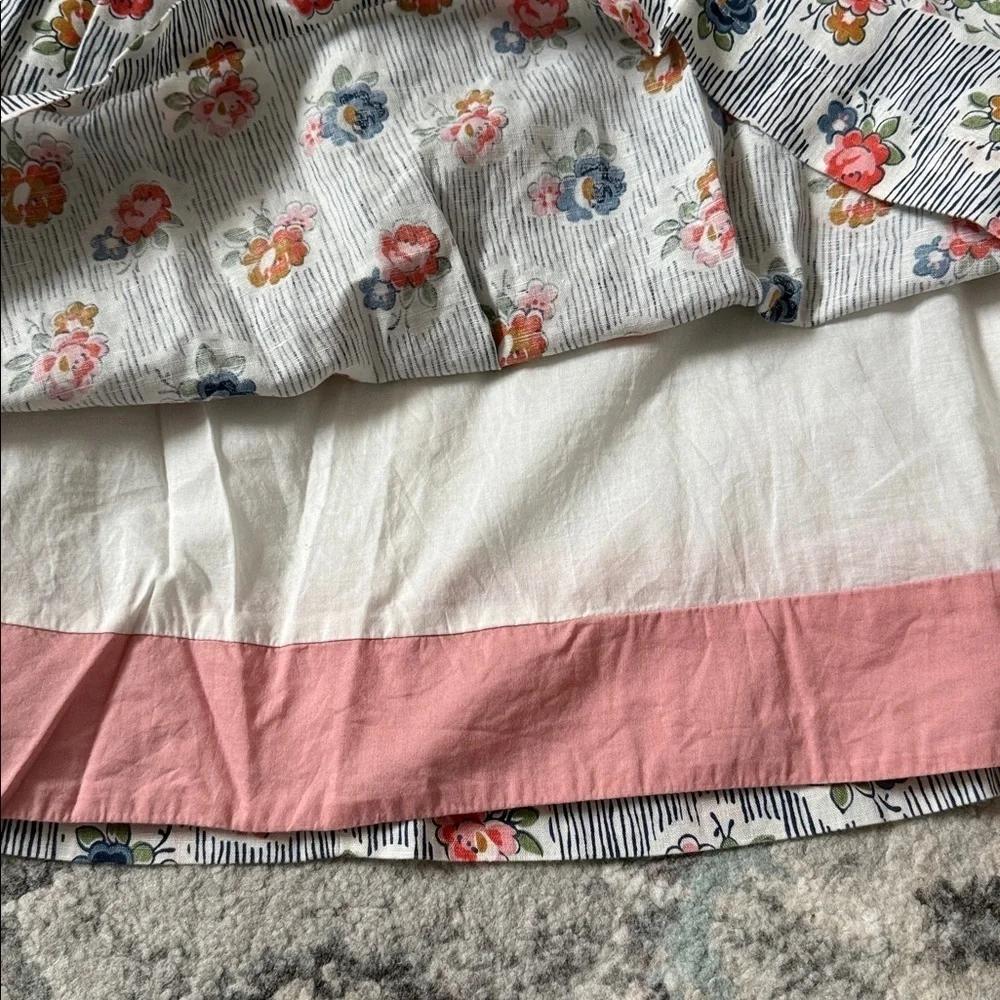 Mini Boden Girls Peter Pan Collar Floral Dress Size 9-10